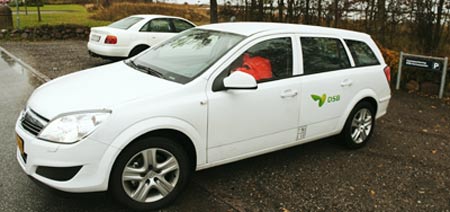 DSB's nye bilpark venstes at give en halvering af brændstofforbruget ift. bilparken i dag.